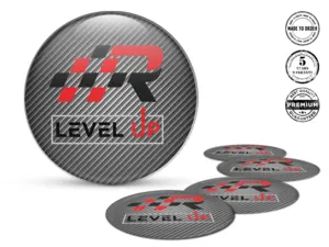 Domed Stickers High Quality Quantum Nexus